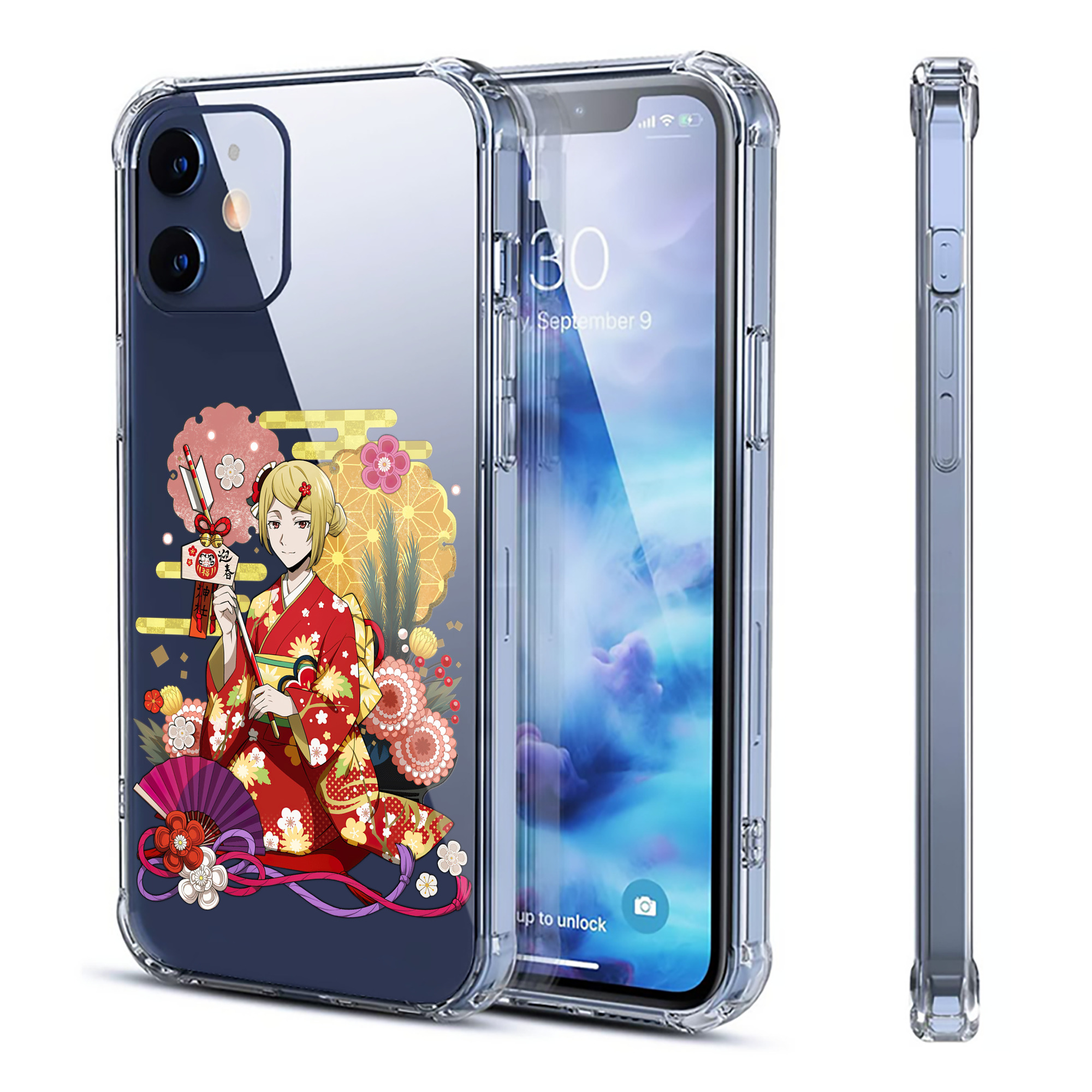 （画像用） 文豪ストレイドッグス Bungo Stray Dogs 【iPhone 12シリーズ対応】透明スマホケース（クリアソフトケース）